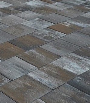 Плитка тротуарная разноразмерная Новый город color mix песчаник 324 шт., 10,37 м.кв.