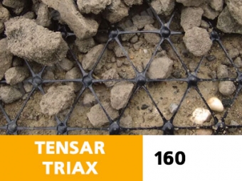 Геосетка Тенсар (Tensar) TRIAX 160 (рулон 300кв.м; 4x75м)